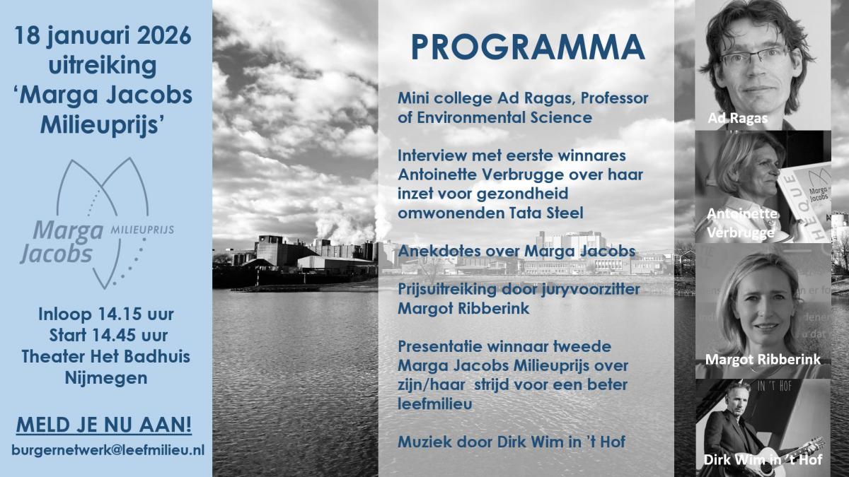 Uitreiking Marga Jacobs Milieuprijs 2026